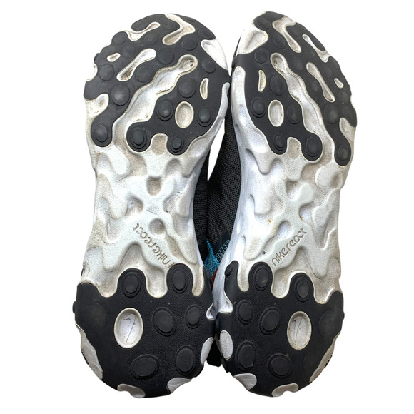 Nike React Element 55 SE Anthracite Blue Fury Sneakers Men's Sz 9 CD2153-001 - Picture 11 of 11